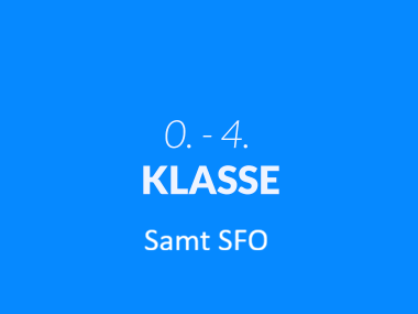 0.-4. klasse, samt SFO